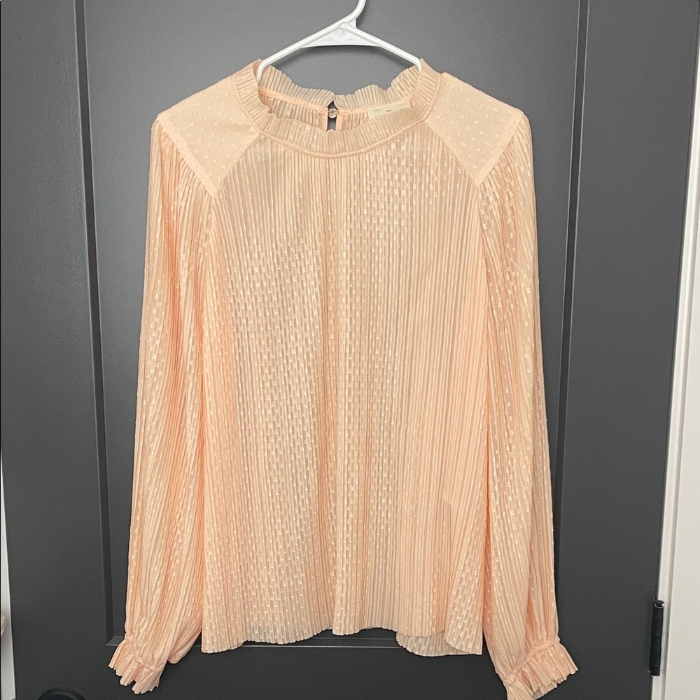 SEZANE - Elegant Peach Blouse